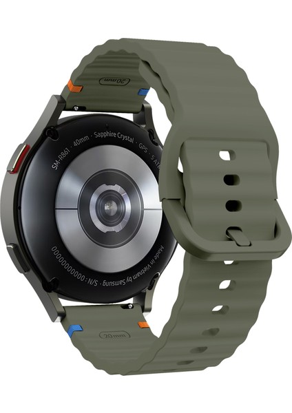 Huawei Watch Gt 5 46 mm Ile Uyumlu (22 Mm) Dalgalı Dikiş Detaylı Silikon Saat Kordonu fırsatları