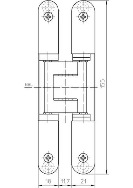 Tectus Gizli Ayarlı Kapı Menteşesi TE240 3D fiyatları