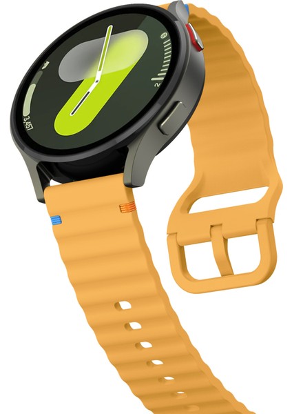 Huawei Watch Gt 5 46 mm Ile Uyumlu (22 Mm) Dalgalı Dikiş Detaylı Silikon Saat Kordonu fırsatları