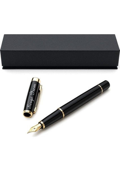 Kişiye Özel Isim Yazılı Premium Dolma Kalem – Şık Hediye Kutulu