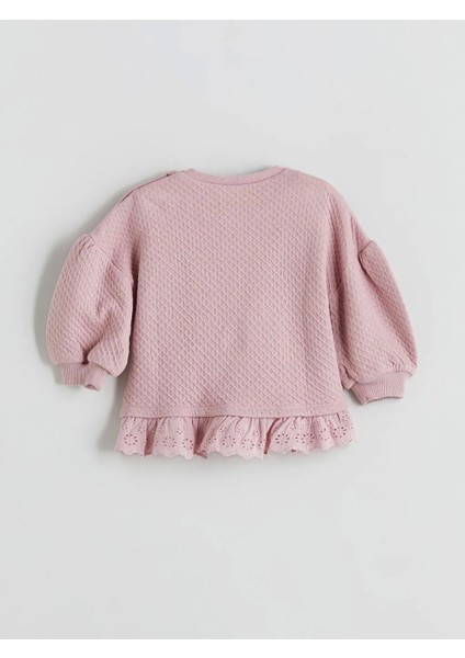 Baby Pembe Kurdele Detaylı Kız Bebek Kazak ve Tayt 2'li Takım fırsatları