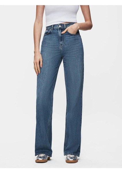 Vıonne H Lorwen Wash Wide Leg Kadın Jean Pantolon fiyatları