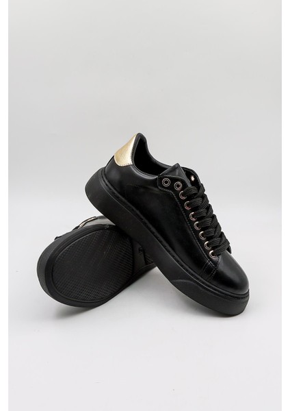 Sneaker Spor Kadın Ayakkabı PM400 K326 Siyah Cilt fırsatları