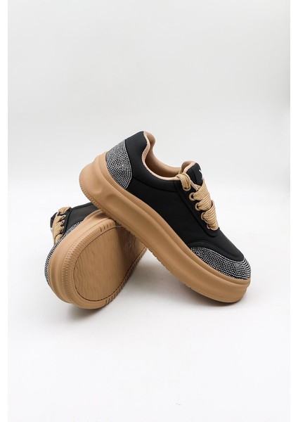 Kristebell Ithal Özel Seri Kadın Sneaker Ayakabbı KB1002 - Siyah - 36 modelleri