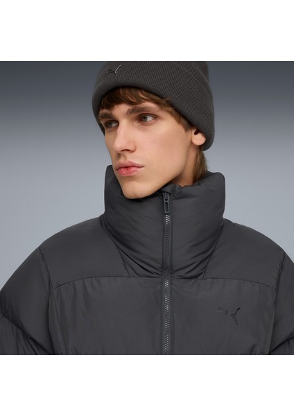 Synthetic Puffer Erkek Gri Ceket.44