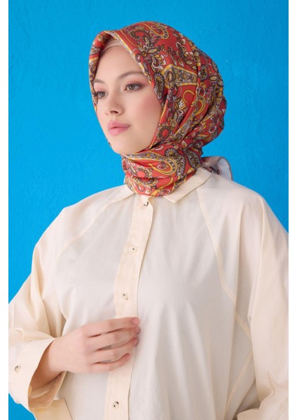 %100 Sura Ipek Eşarp 4101D 35