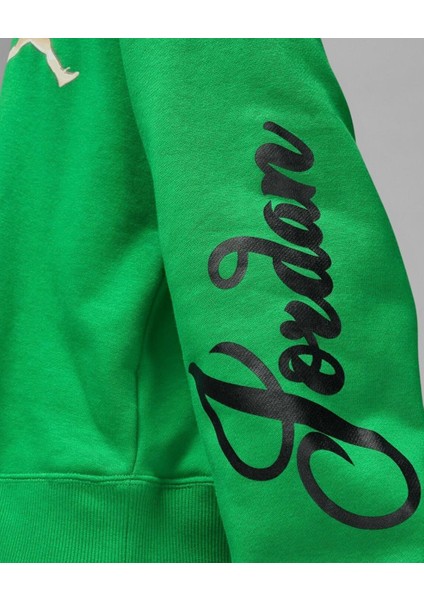 Jordan W J Brkln Ft Gfx Po Kadın Sweatshirt (Bol Kesim )