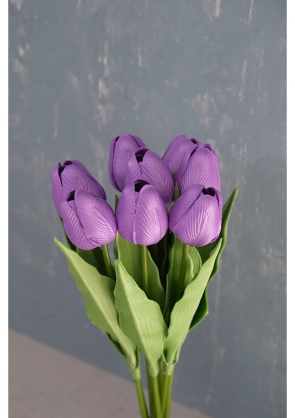 Mor 8’li Lale Demet modelleri