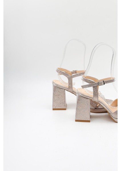 Kadın Çapraza Çapraz Abiye Ayakkabı PM08 Rose fiyatları