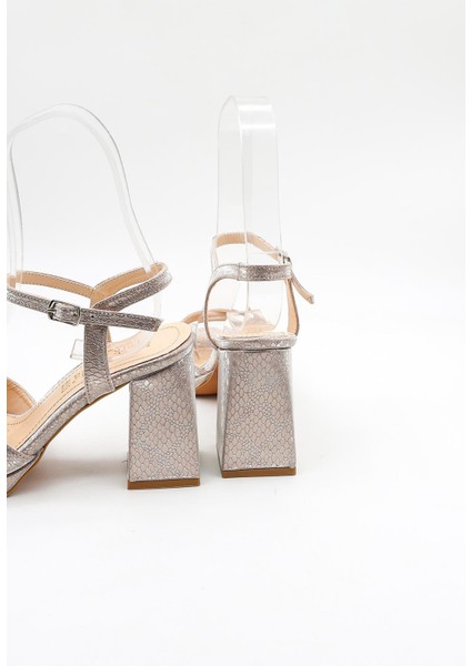 Kadın Çapraza Çapraz Abiye Ayakkabı PM08 Rose modelleri