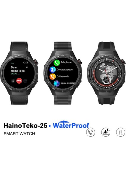 Haino Teko 25 Su Geçirmez 15 Gün Şarj ve Güçlü Cam Özellikli Akıllı Saat
