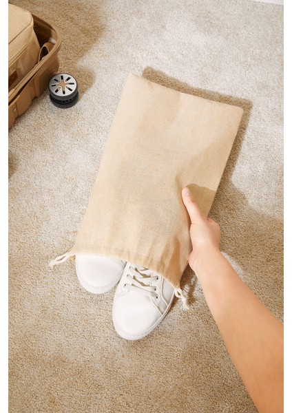 6'lı Jüt Keten Kumaş Bavul Içi Düzenleyici Set indirimleri