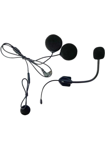 Mikrofonlu Motosiklet Kaskı Kulaklığı Tam/yarım Yüz Kaskları Için 2’si 1 Arada Kulaklık Seti fırsatları