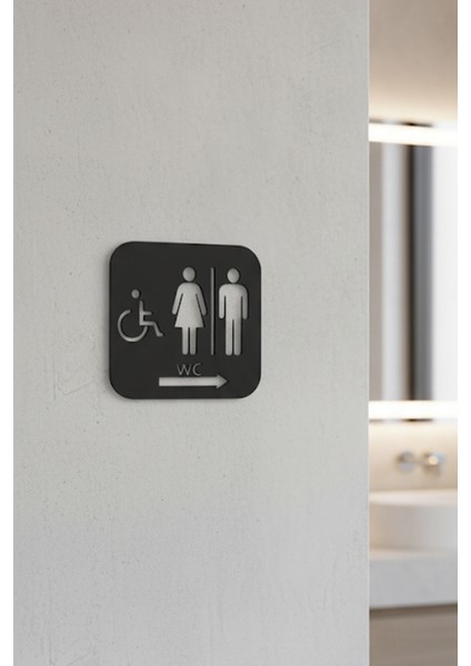 Wc Tabelası, Tuvalet Levhası, Kadın Erkek Tabela, Yönlendirme Levhaları