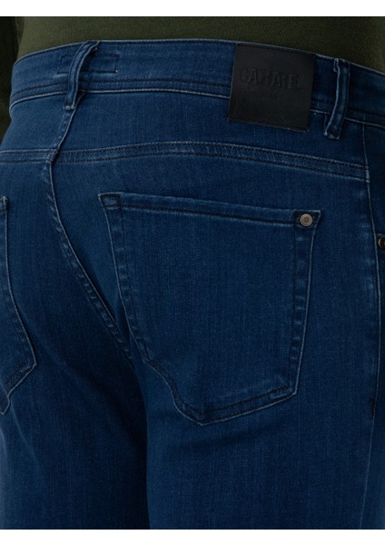 Erkek Açık Mavi Slim Fit Pamuk Liyosel Karışımlı Jean Pantolon 50308673-VR033 modelleri