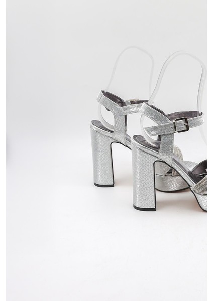 Kadın Topuklu Ayakkabı PM08 Gümüş fiyatları