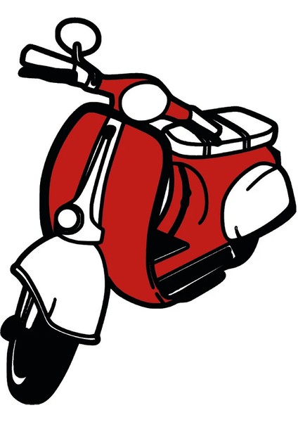 Scooterline Metal Duvar Tablosu