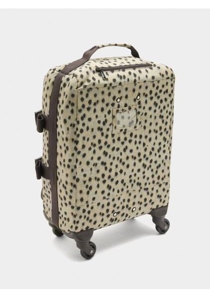 Desenli Teknik Kumaş Seyahat Valizi modelleri