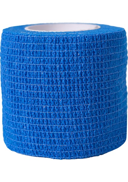 Kendinden Yapışkanlı Elastik Bandaj 5cm X4,5mt Mavi 15 Adet