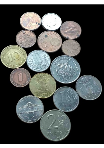 Koleksiyon 167 / Yabancı Madeni Koleksiyon Para Hobi Hediye Antika Darpane