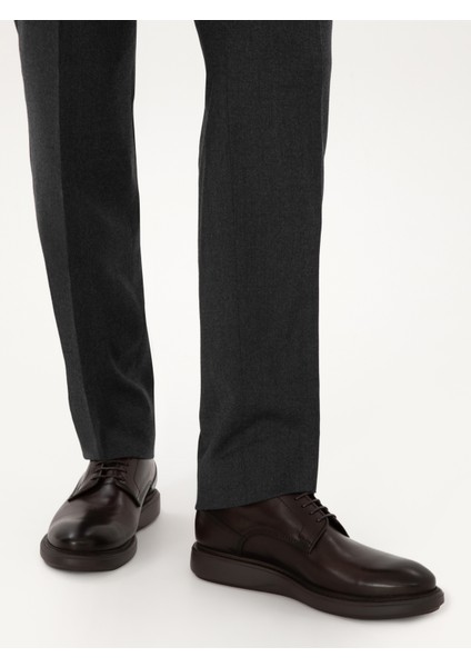 Erkek Kahverengi %100 Deri Smart CasualAyakkabı 50312158-VR029