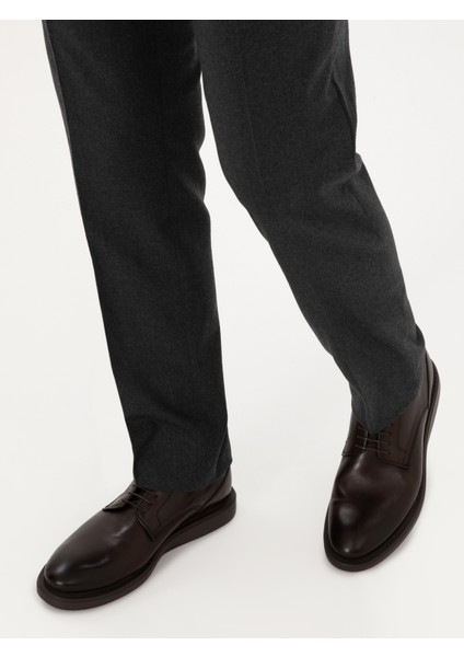 Erkek Kahverengi %100 Deri Smart CasualAyakkabı 50312158-VR029 fiyatları