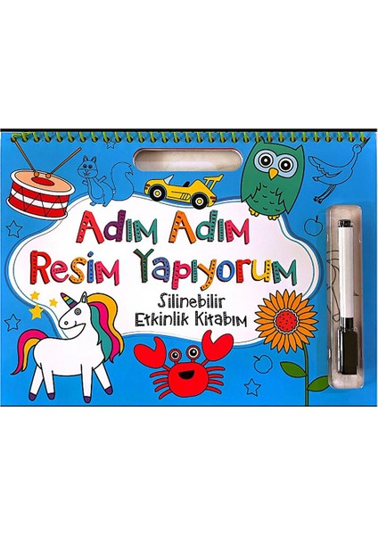 Adım Adım Resim Yapıyorum Eğitici Bebek Kitabı