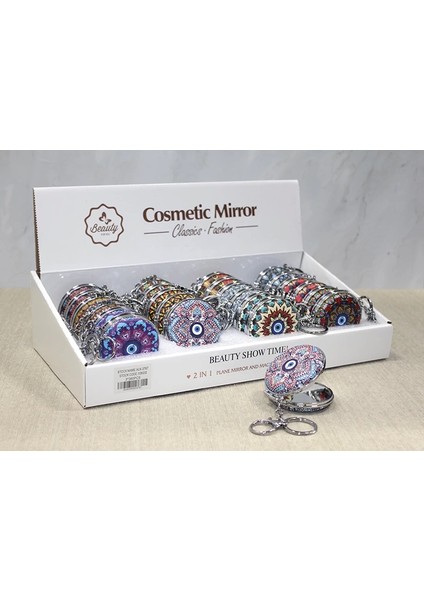 Taşlı El Aynası Anahtarlık ALK3767