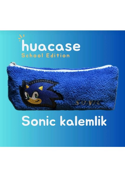 Sonic Baskılı Fermuarlı Kalem Kutusu Mavi fiyatları