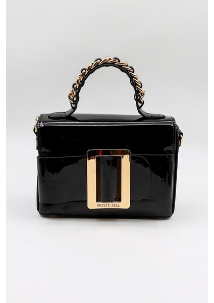 Marka İthal Klasik Zincir Detaylı Bayan Çanta KB969 Siyah