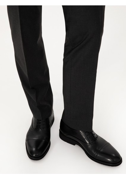 Erkek Siyah Eva Taban %100 Deri Klasik Ayakkabı 50312594-VR046