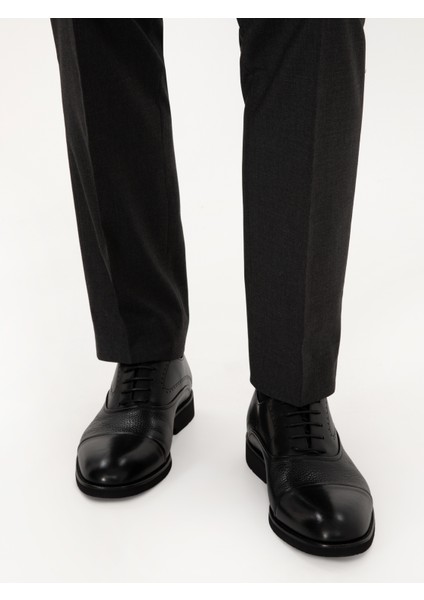 Erkek Siyah Eva Taban %100 Deri Klasik Ayakkabı 50312594-VR046 fiyatları