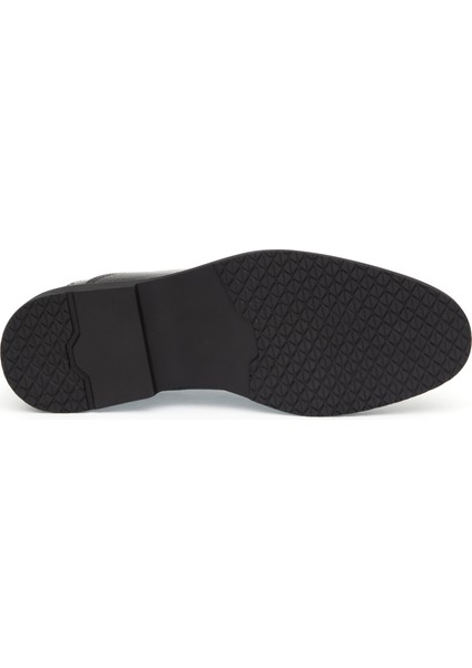Erkek Siyah Eva Taban %100 Deri Klasik Ayakkabı 50312594-VR046