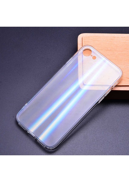 iPhone Se 2022 Uyumlu Omsy Rainbow Kapak-Renksiz modelleri