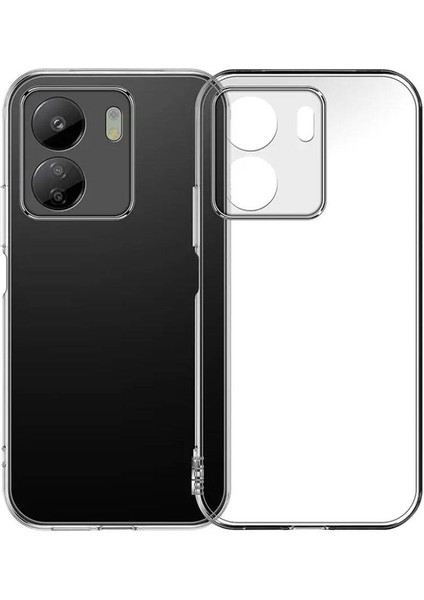 Xiaomi Poco C65 Kılıf Omsy 2mm Anti Shock Silikon-Renksiz