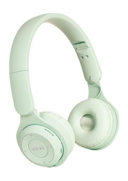 120 Saat Bekleme Süreli V5.0 Kulak Üstü Bluetooth Kulaklık Yeşil BLT-150