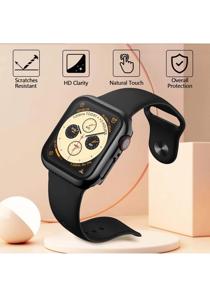Apple Watch Se 3 Uyumlu Parlak Kasa ve Ekran Koruyucu Şık Görünüm Sert Pc Shine Kasa fiyatları