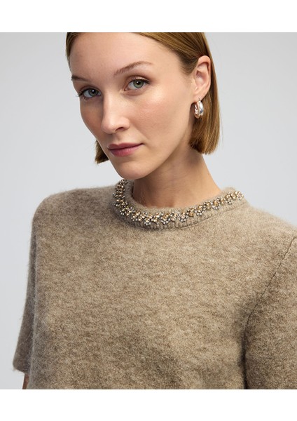 Karma Taş Işlemeli Triko IW6240050373014 indirimleri