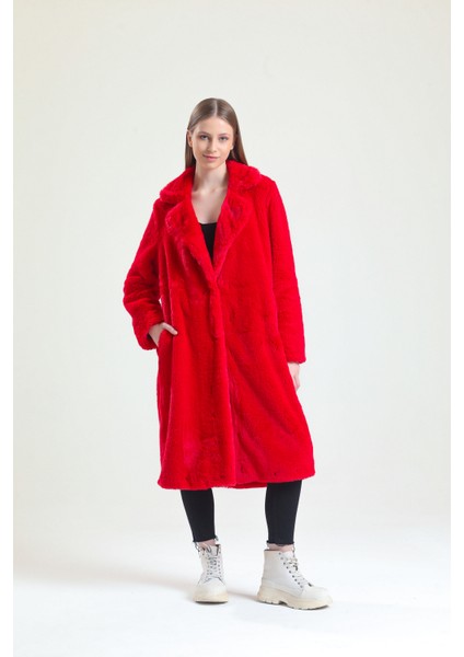 Ingiliz Yaka Peluş Kürk Manto modelleri