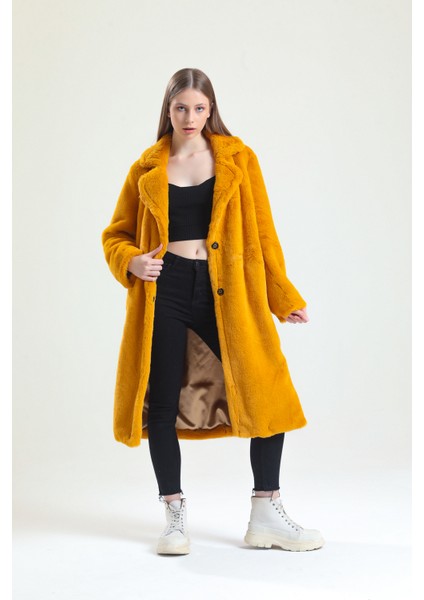 Ingiliz Yaka Peluş Kürk Manto fiyatları