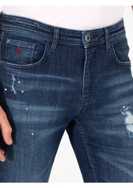 Erkek Koyu Mavi Slim Fit Jean Pantolon 50268163-DN0023 indirimleri