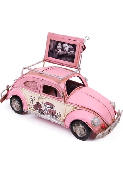 Dekoratif Metal Araba Çerçeveli Kumbaralı Biblo fiyatları