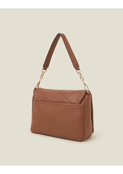 Large Kapitone Desenli Çanta Taba fiyatları