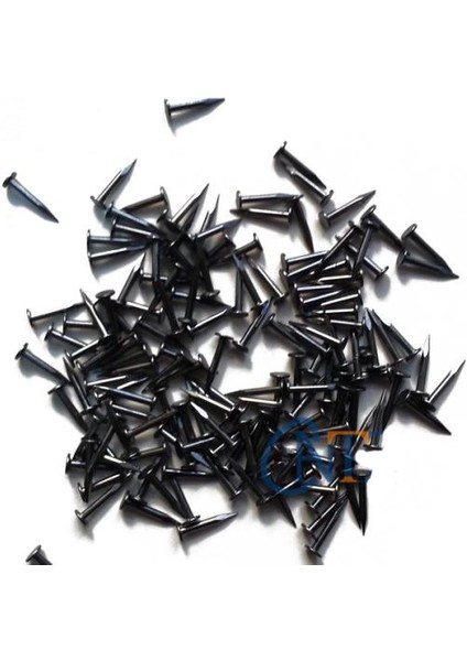 Klips, Menteşe, Ayağı Çivisi 9mm Çelik - Siyah 10GR