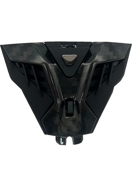 Dragon Kask Çene Havalandırma Parlak Karbon