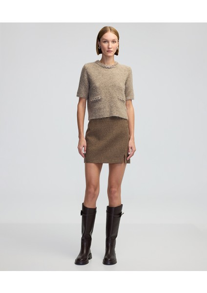 Karma Taş Işlemeli Triko IW6240050373014 fiyatları