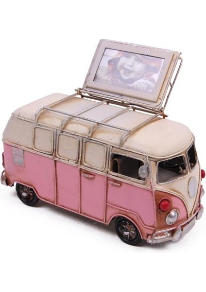 Dekoratif Metal Minibüs Çerçeveli ve Kumbaralı Hediyelik (1370) fiyatları