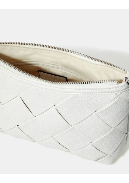 Dokuma Suni Deri Omuz Çantası fırsatları