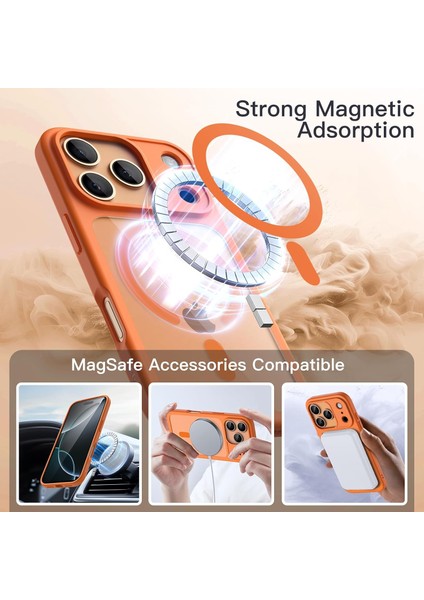 Iphone 17 Pro Max Kılıf Krom Mika Magsafe Arkası Şeffaf Hassas Butonlu Mat Yumuşak Renkli Kenarlı fırsatları