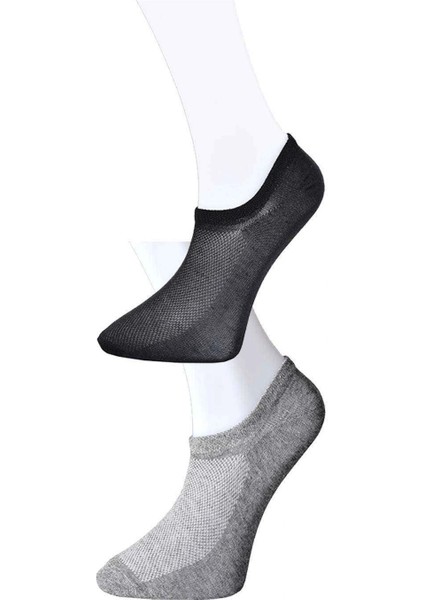 Siyah ve Gri Erkek Görünmez Çorap 6 Çift fiyatları